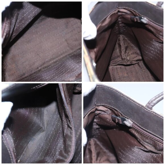 BURBERRY Nova Check Tote Bag PVC Beige Auth 104293 - Picture 14 of 16